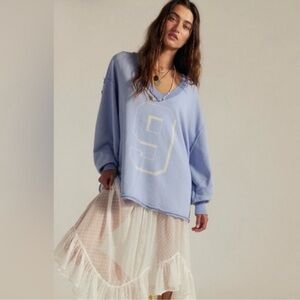 We The Free Venice V-Neck Graphic Sweatshirt